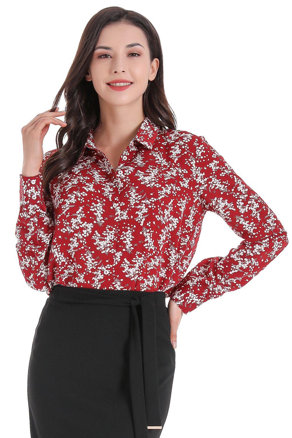 Blusa Otoño Vintage Burdeo Nicopoly-0