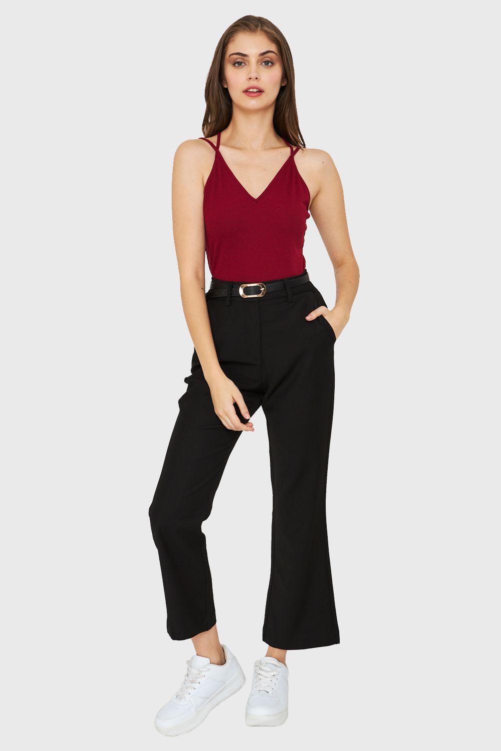 Pantalón Cinturón Negro Nicopoly-1