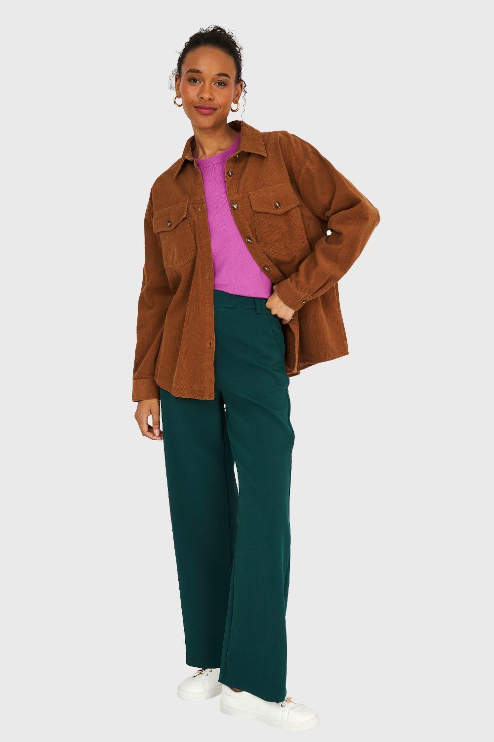 Sobrecamisa Cotelé Café Nicopoly-1