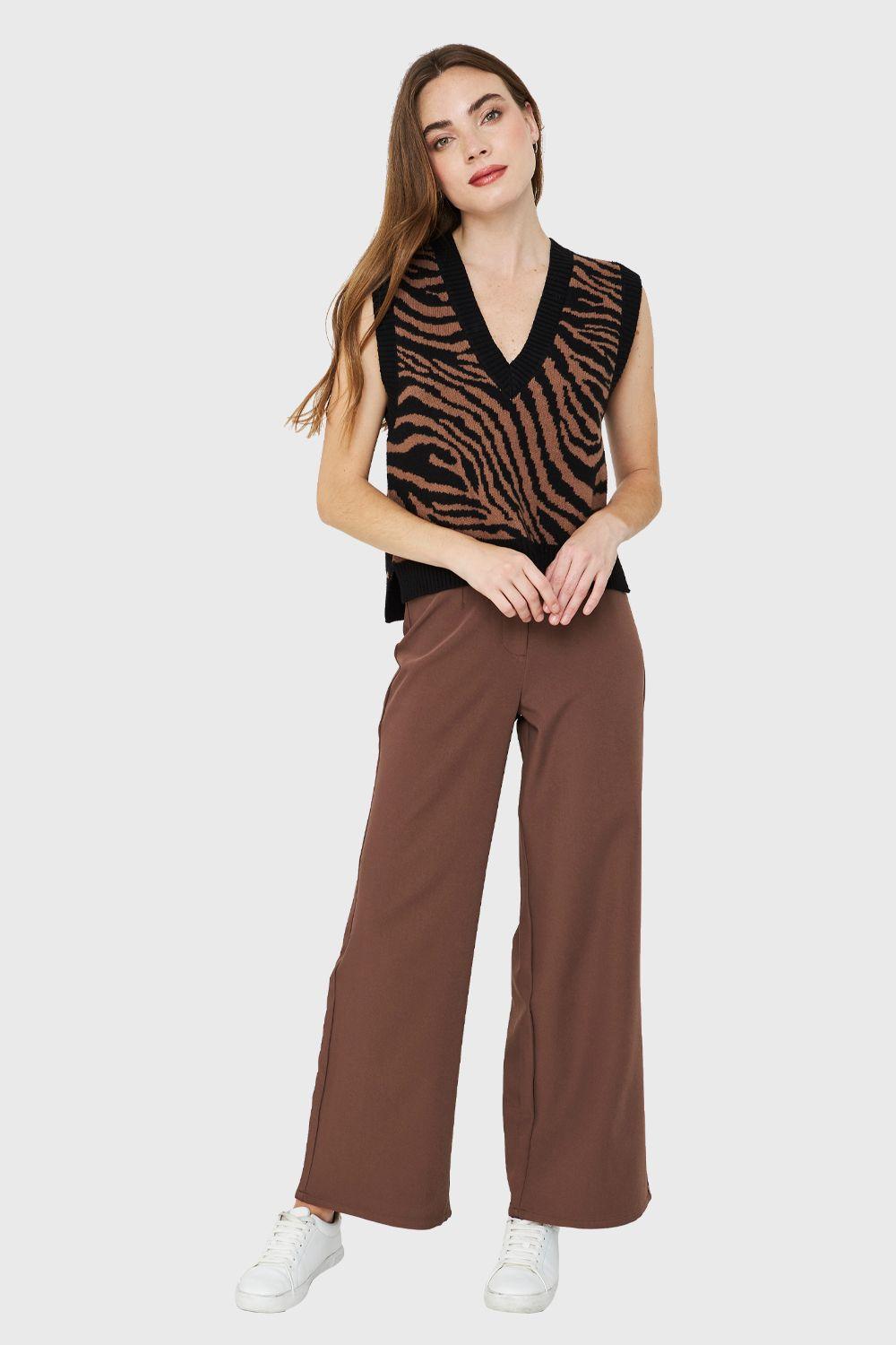 Chaleco Cebra Café Nicopoly-1