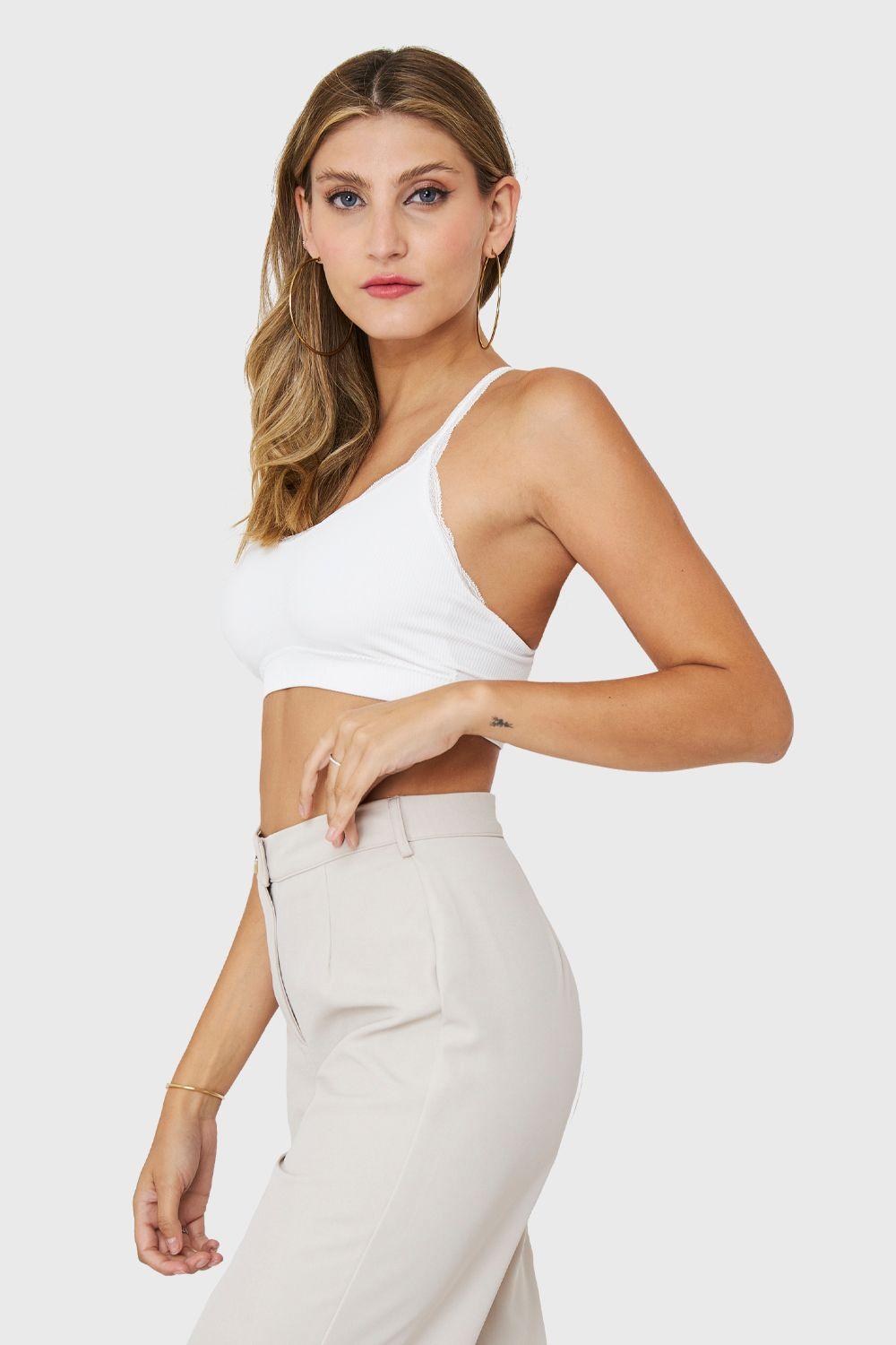 Peto Escote Encaje Blanco Nicopoly-2