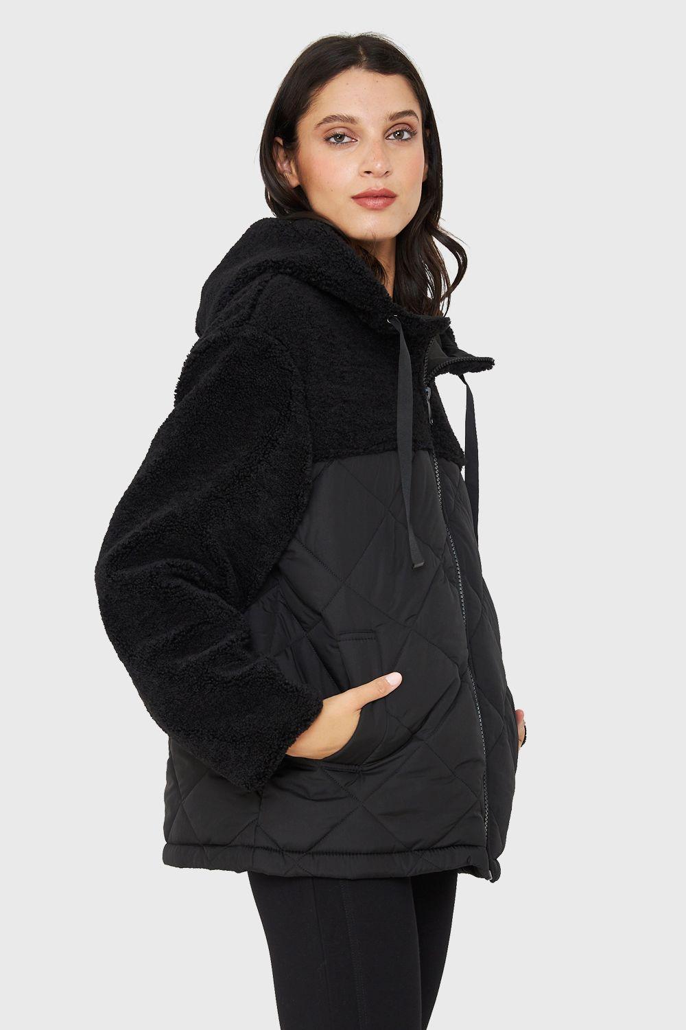 Chaqueta Mitad Chiporro/Parka Negro Nicopoly-2