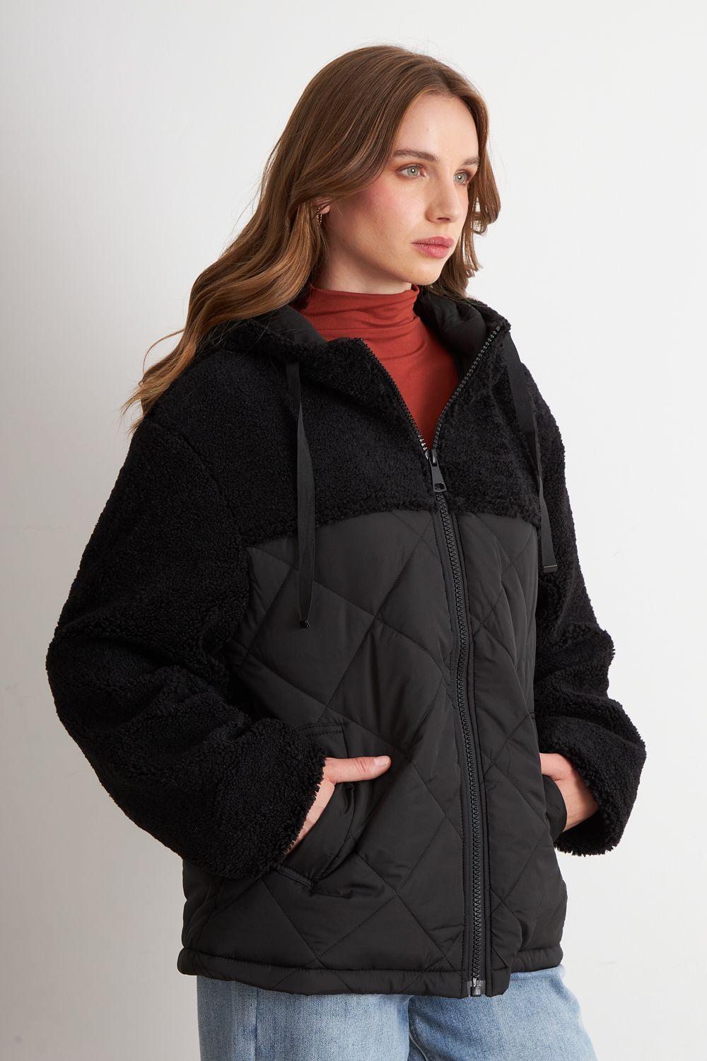 Chaqueta Mitad Chiporro/Parka Negro Nicopoly-2