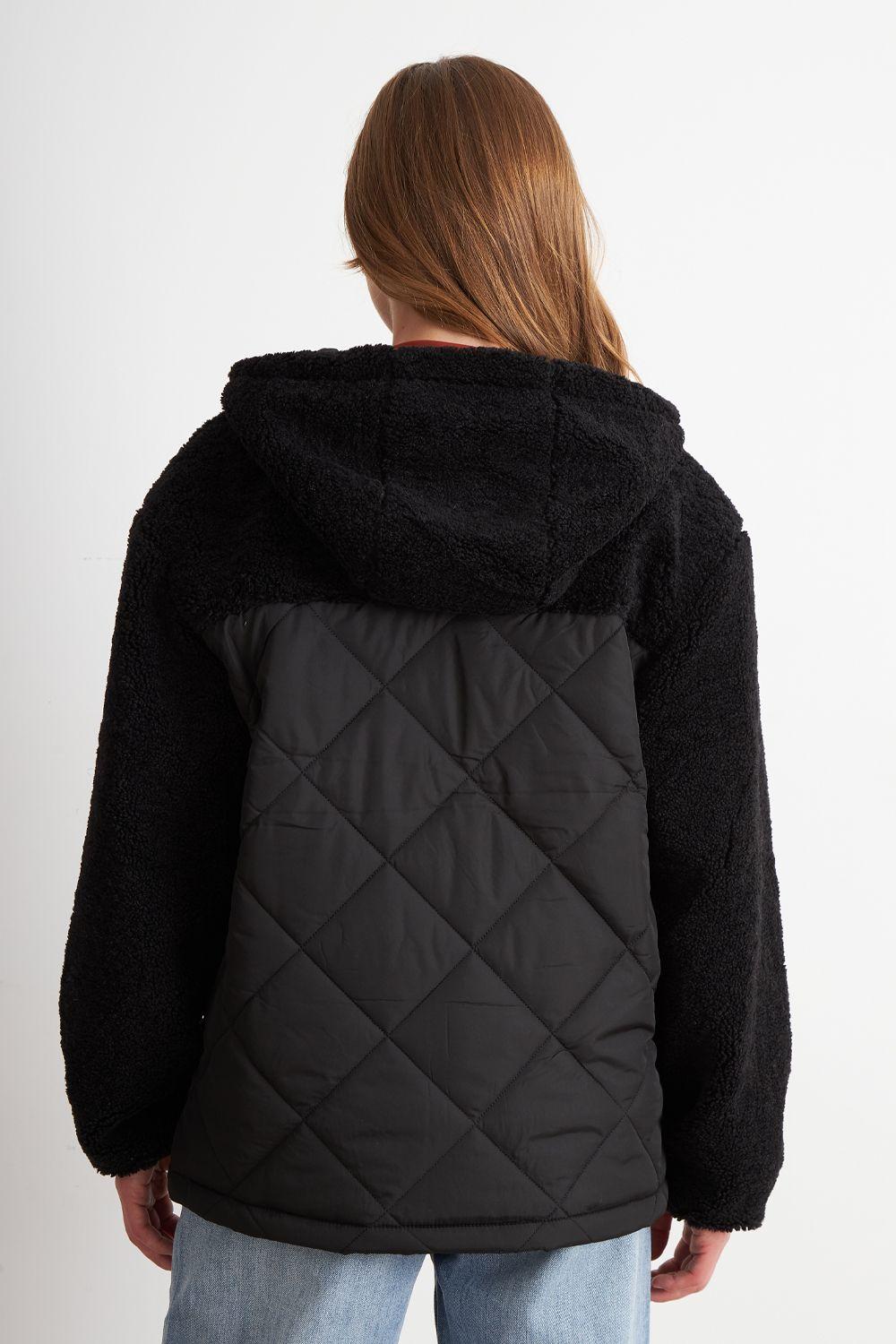 Chaqueta Mitad Chiporro/Parka Negro Nicopoly-3