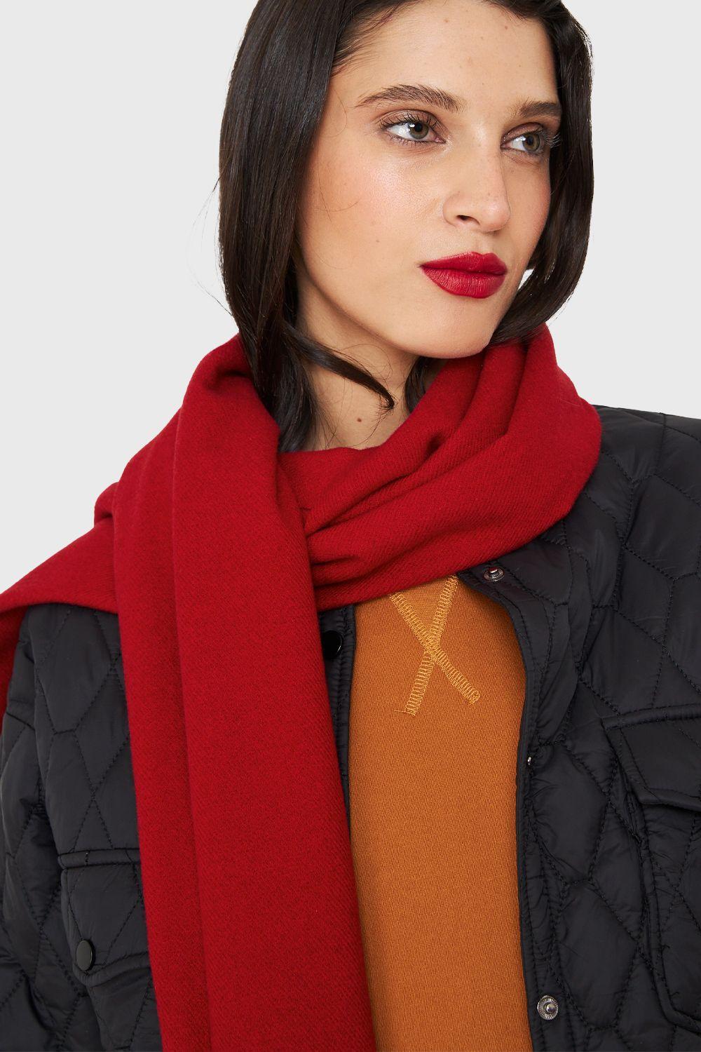 Bufanda Flecos Rojo Nicopoly-1