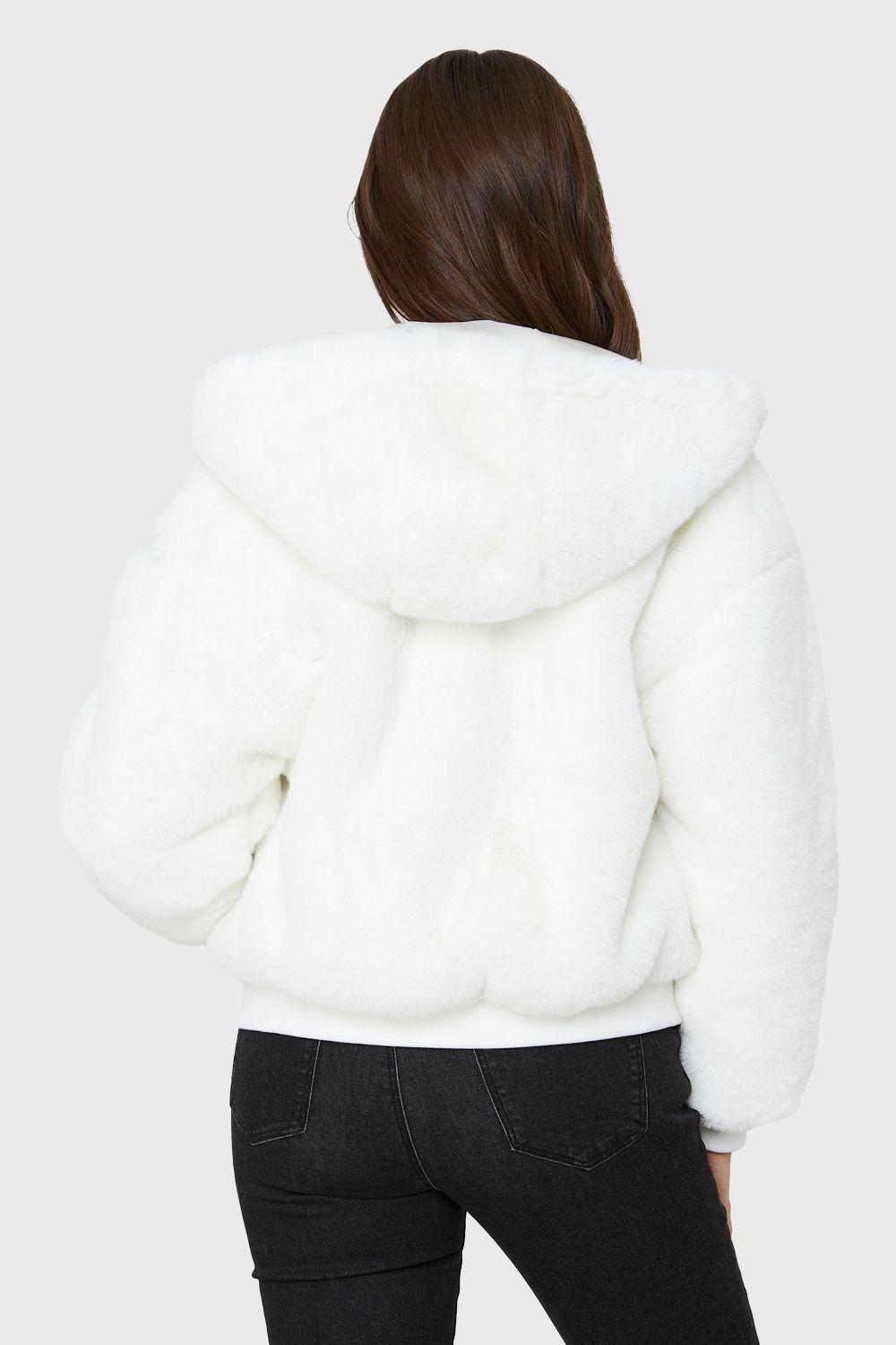Chaqueta Pelo Gorro Blanco Nicopoly-3