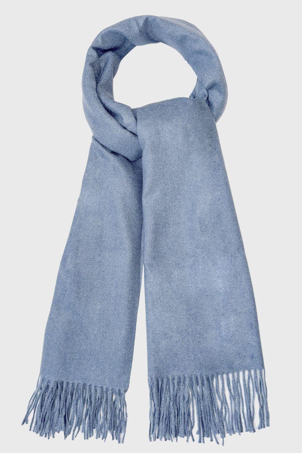 Bufanda Gruesa Azul Acero Nicopoly-2