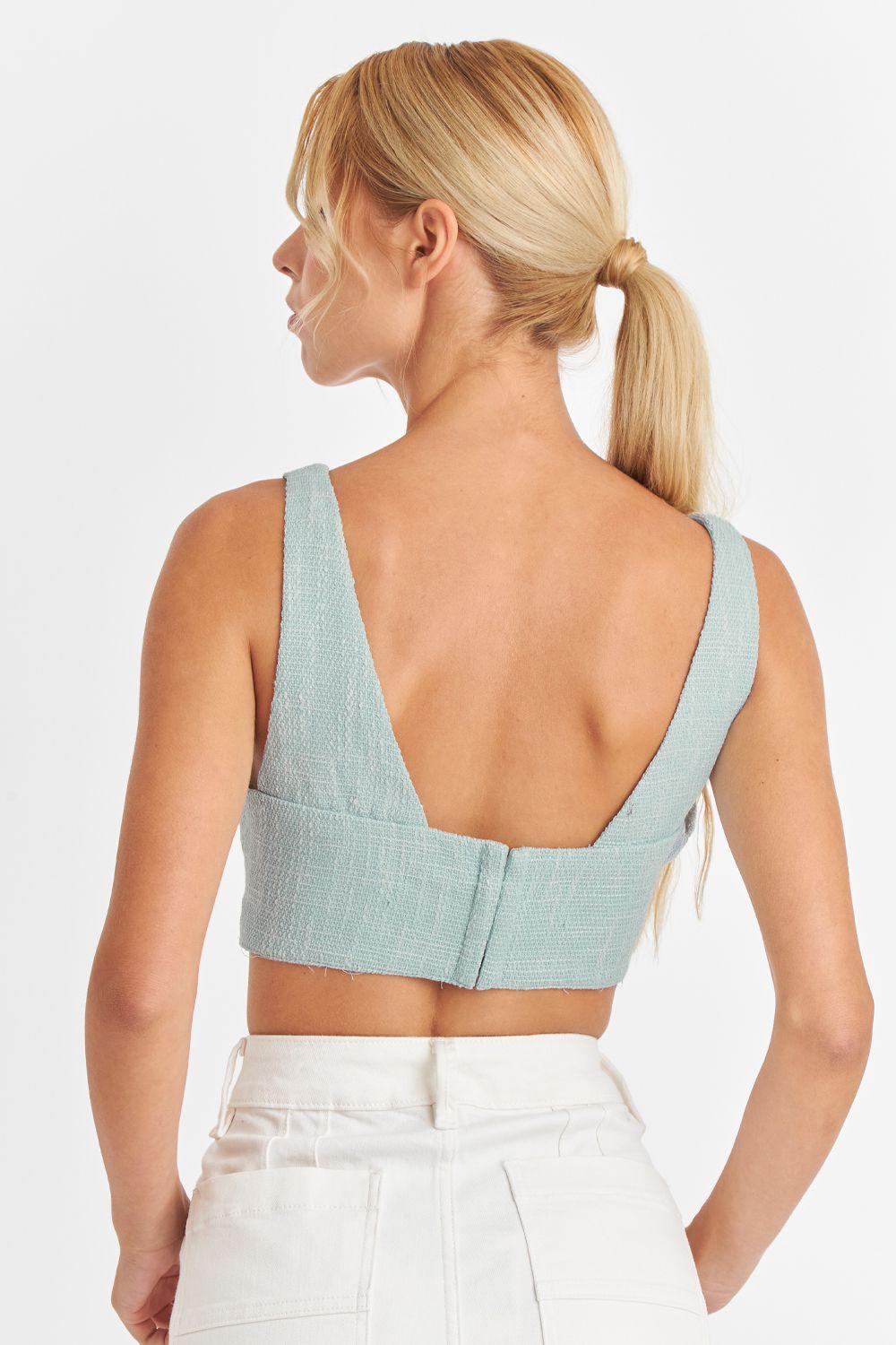 Crop Top Jaspeado Celeste Nicopoly-3
