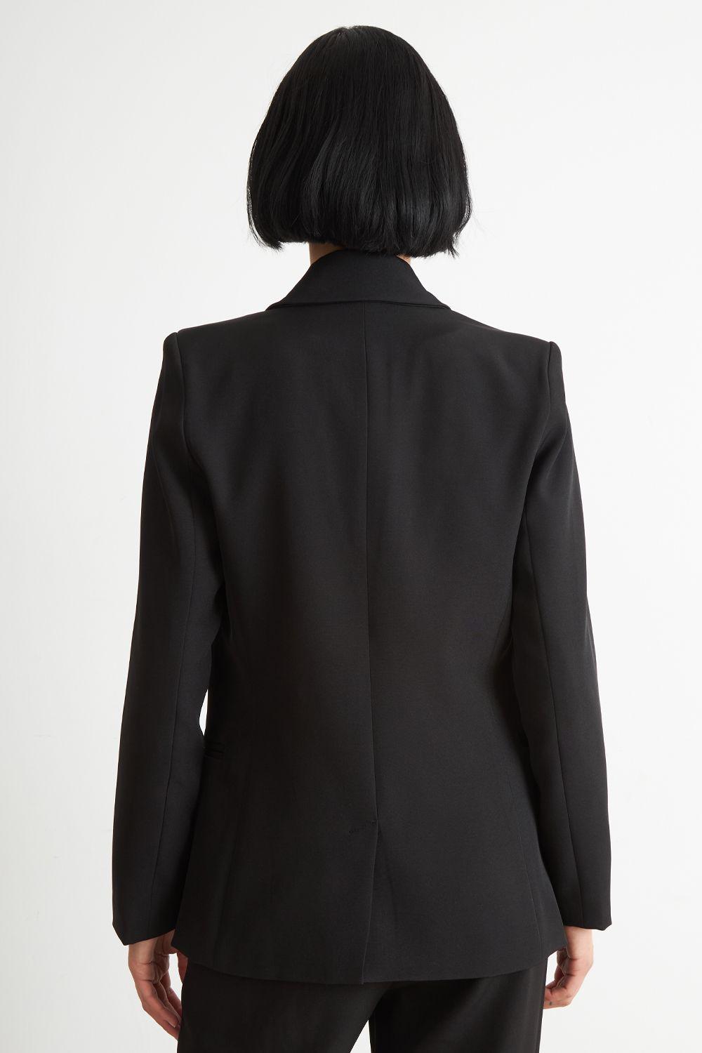 Blazer Básico de Tope Negro Nicopoly-3