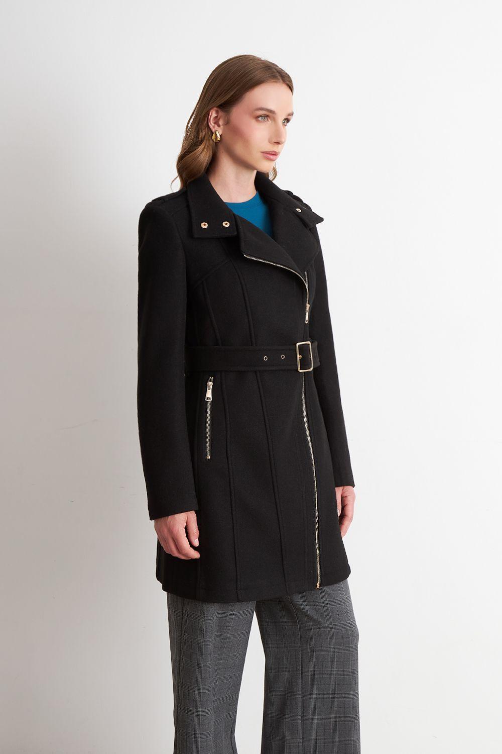 Abrigo Cierre Lateral Negro Nicopoly-2