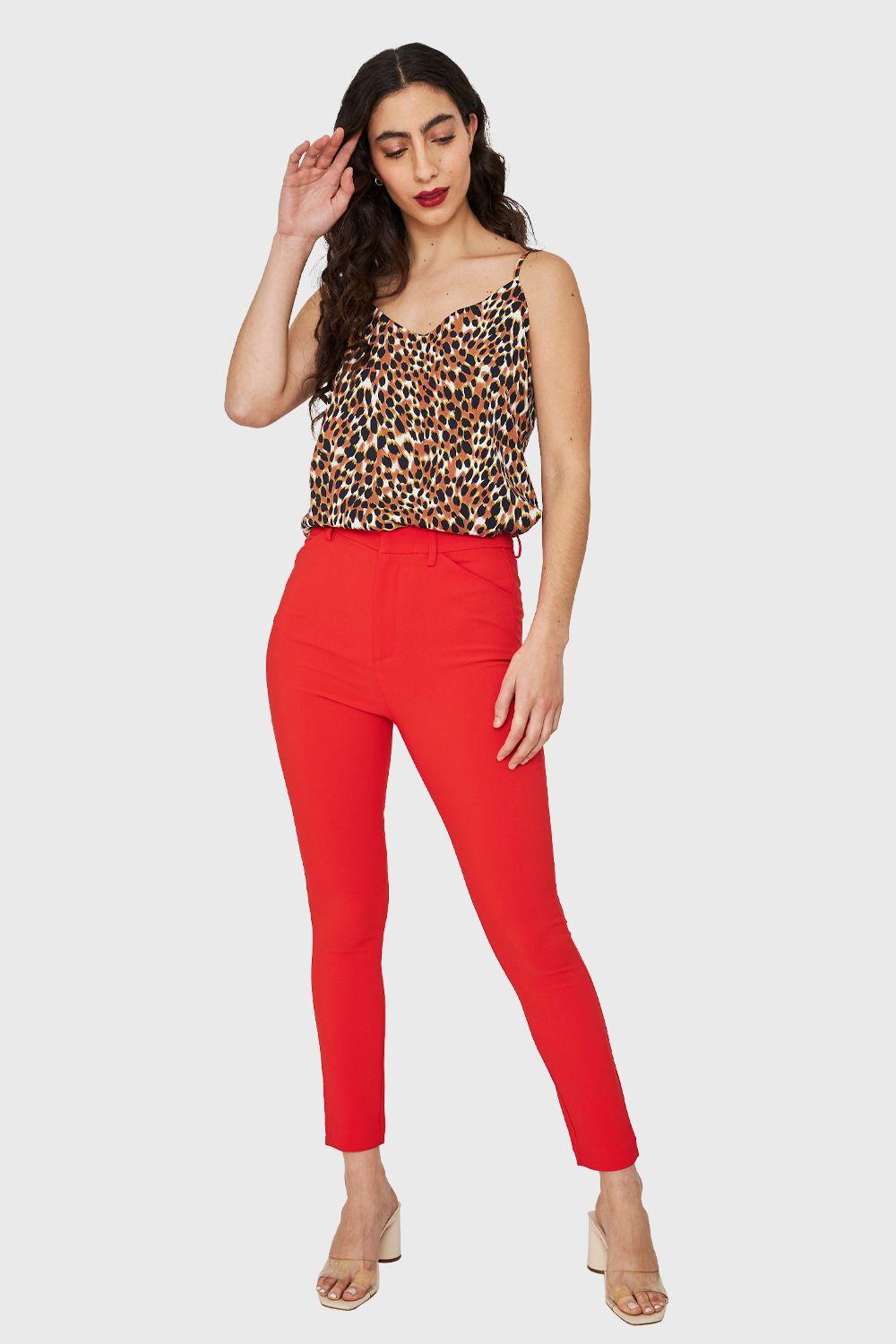 Calza Con Cierre Rojo Nicopoly-1