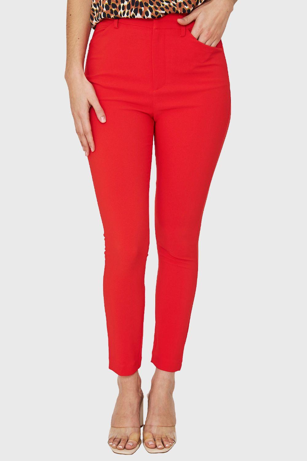 Calza Con Cierre Rojo Nicopoly-4