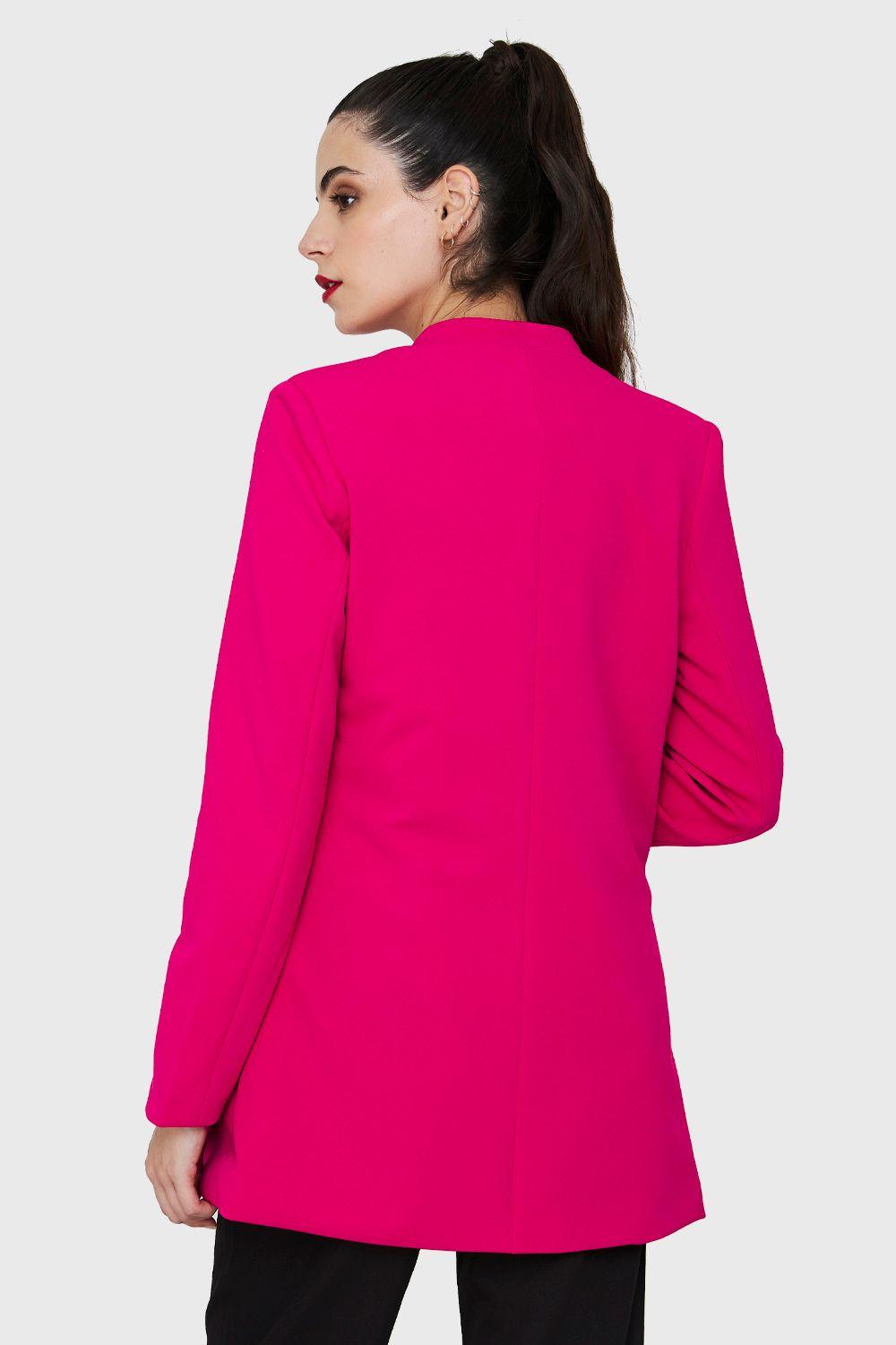 Blazer Largo Fucsia Nicopoly-3