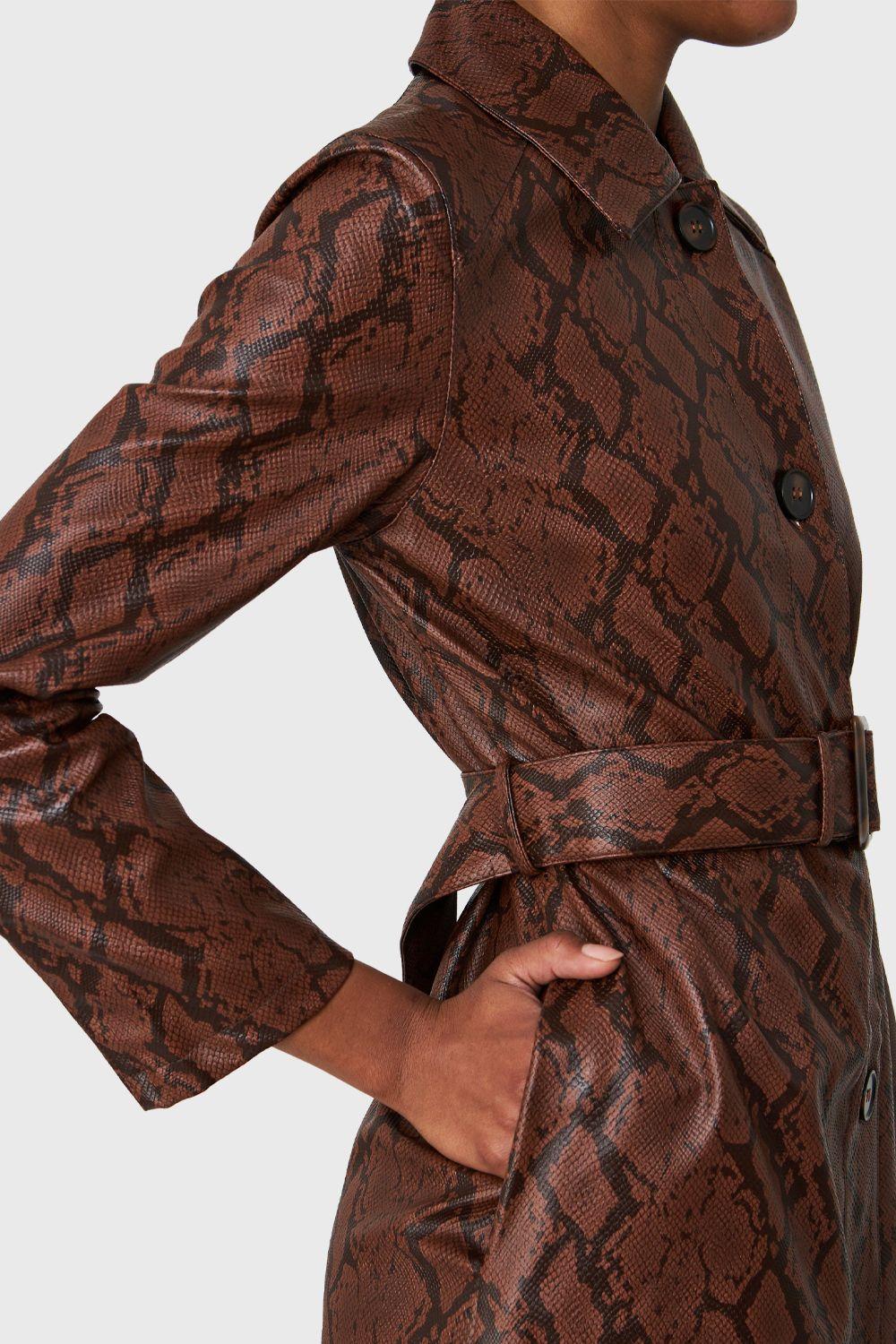 Trench Ecocuero Snake Café Nicopoly-5