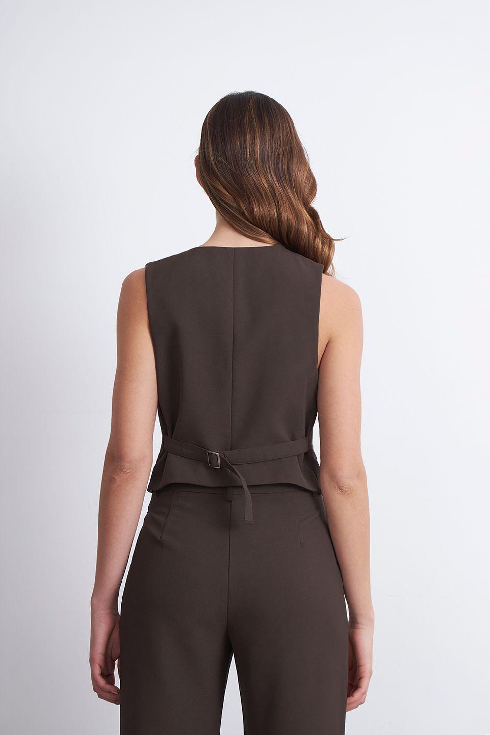 Gilet Básico Ajustable Mocca Nicopoly-3