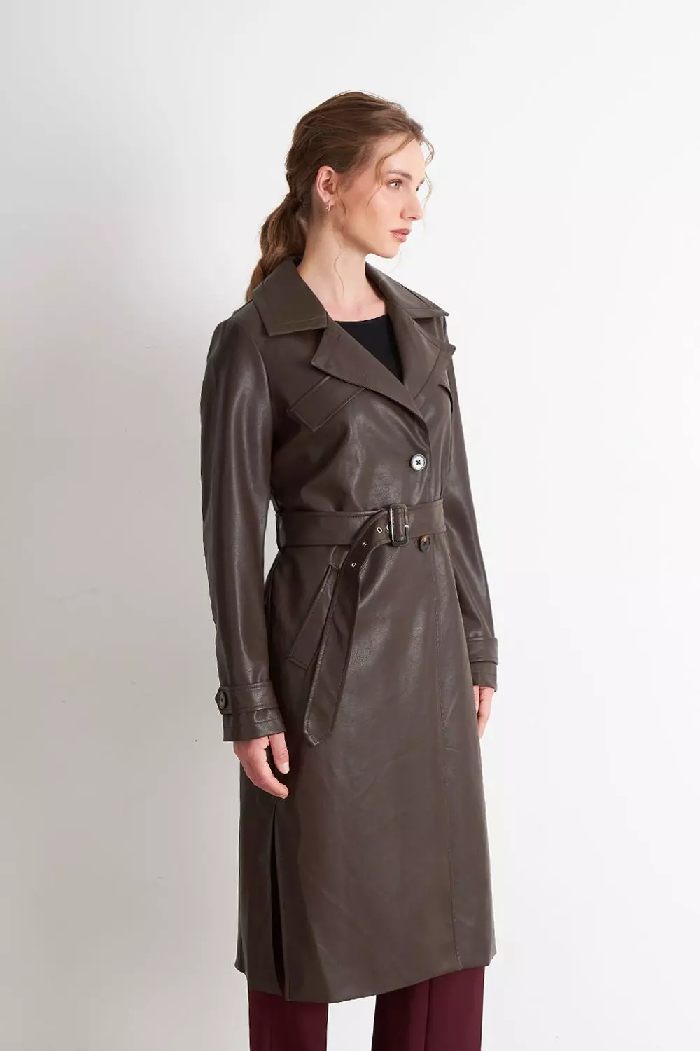 Abrigo Ecocuero Café	 Nicopoly-2