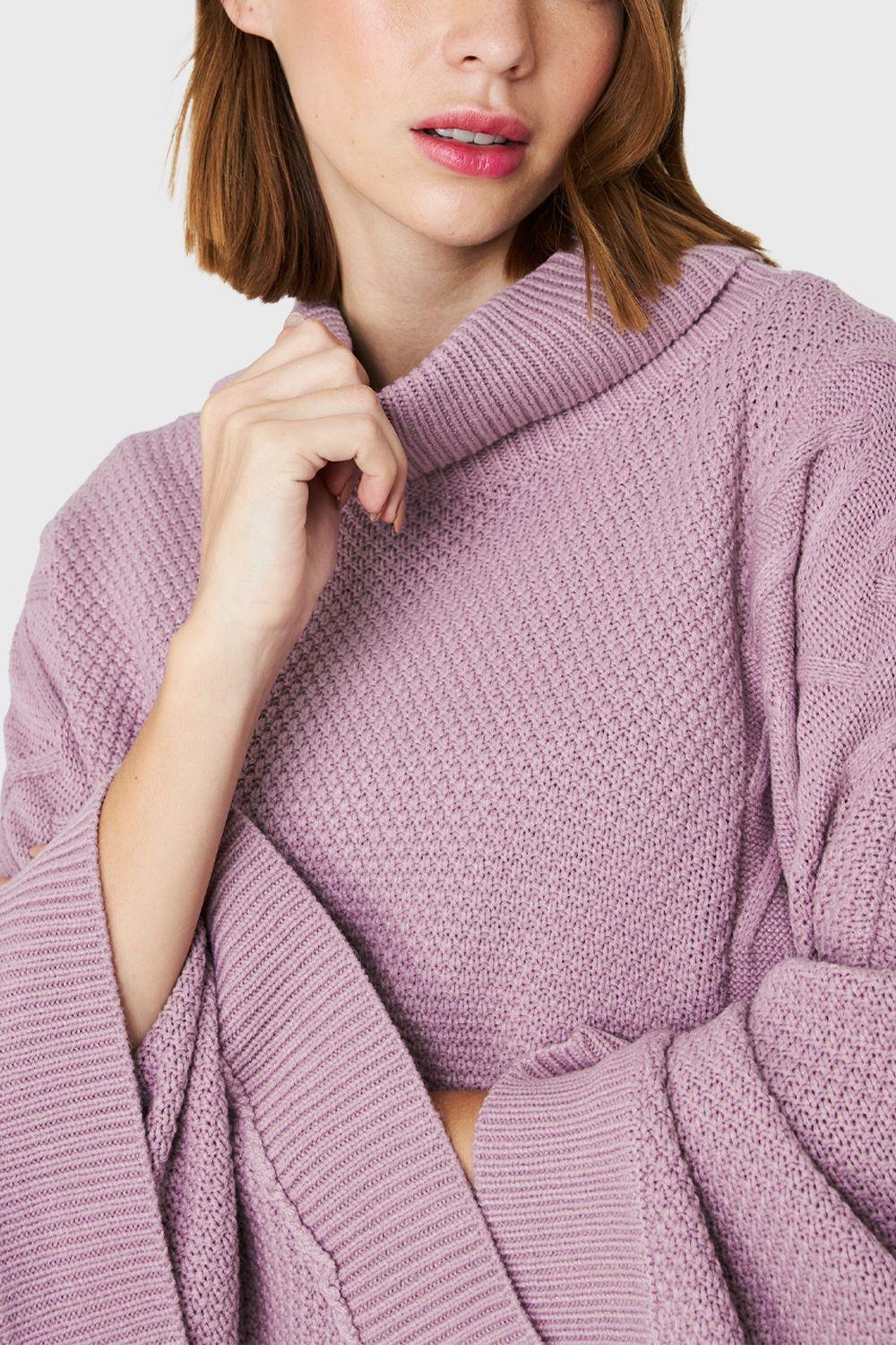Poncho Cuello Beatle Lila Nicopoly-5