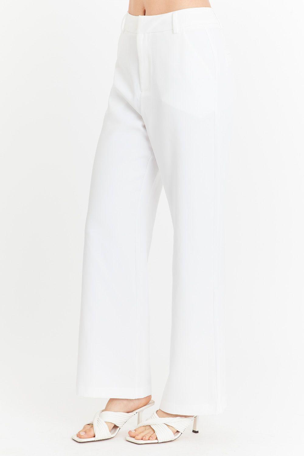 Pantalón Básico Blanco Nicopoly-4