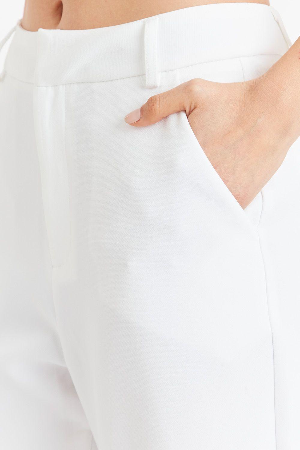Pantalón Básico Blanco Nicopoly-5