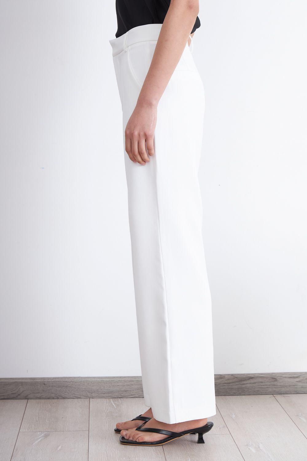 Pantalón Básico Blanco Nicopoly-2