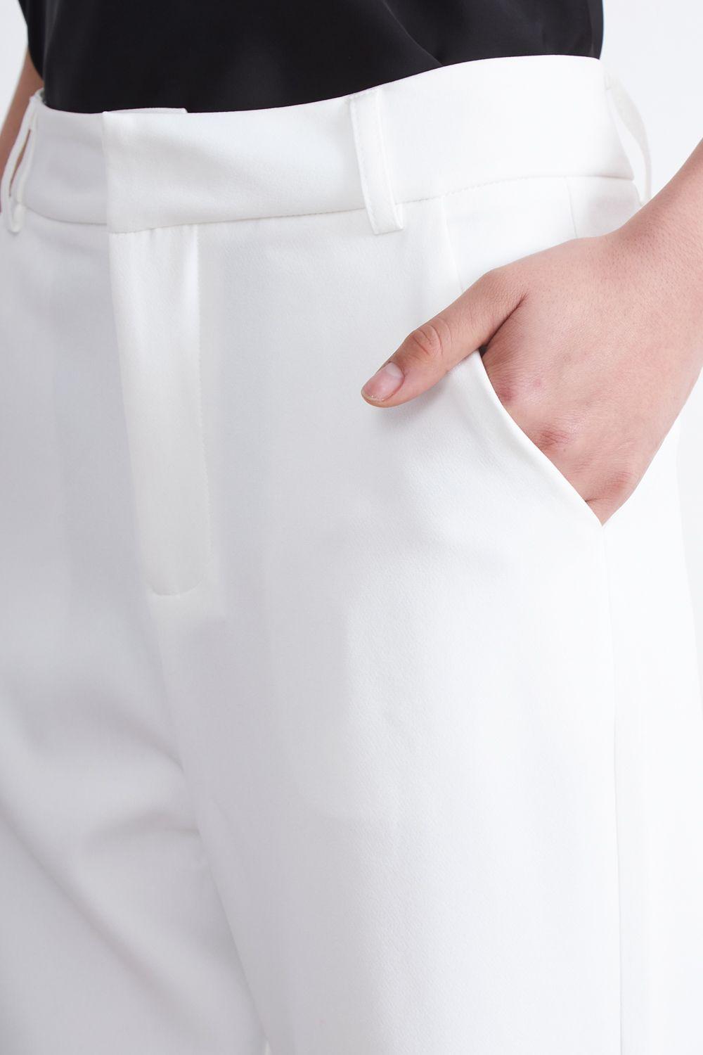 Pantalón Básico Blanco Nicopoly-5