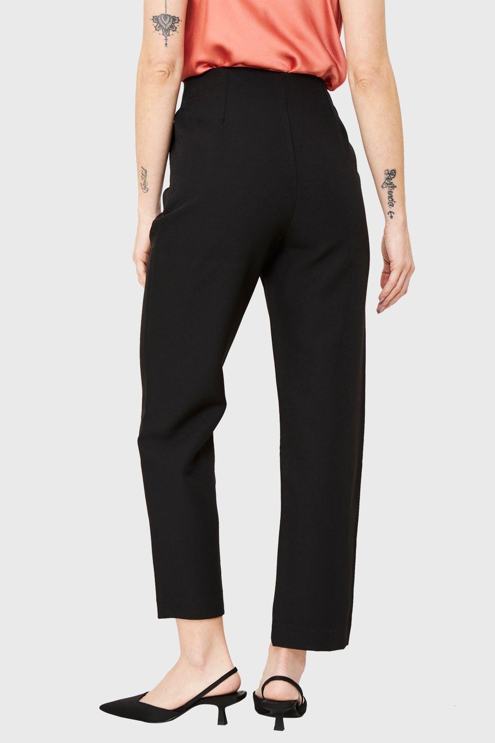 Pantalón Pinzas Negro Nicopoly-3