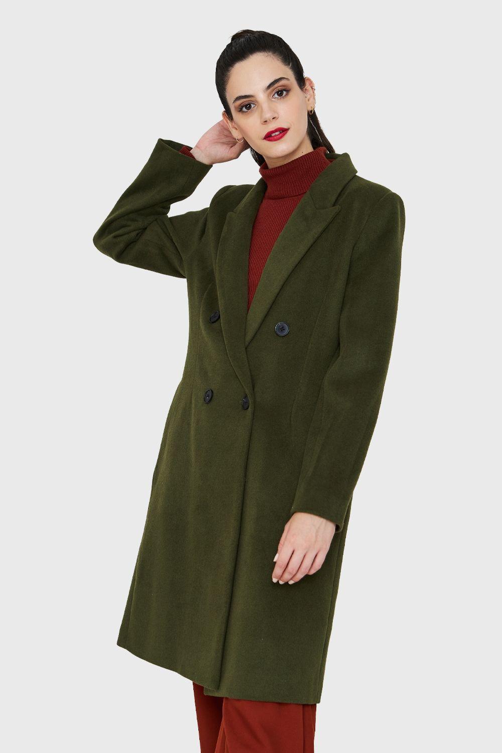Abrigo Cuatro Botones Oliva Nicopoly-0