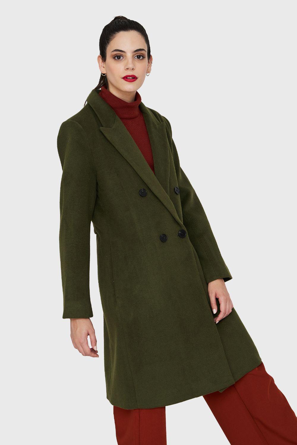 Abrigo Cuatro Botones Oliva Nicopoly-2