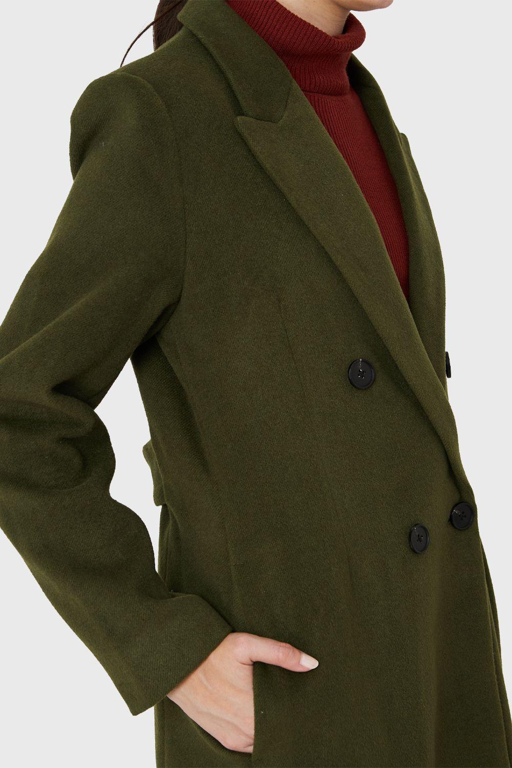 Abrigo Cuatro Botones Oliva Nicopoly-5