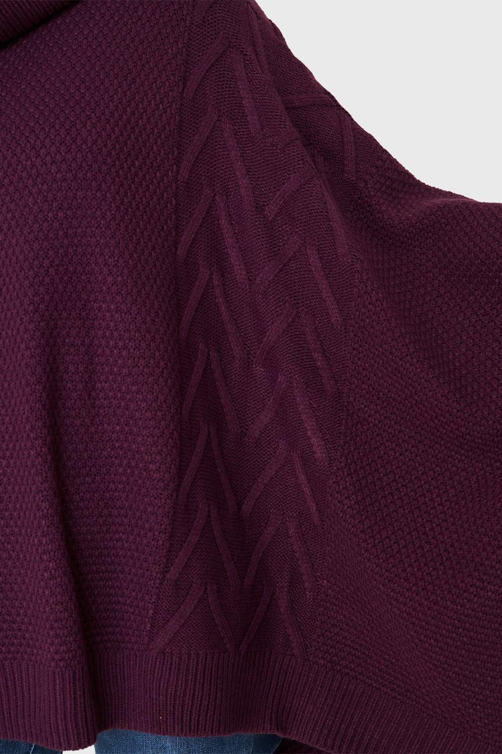 Poncho Cuello Beatle Uva Nicopoly-5