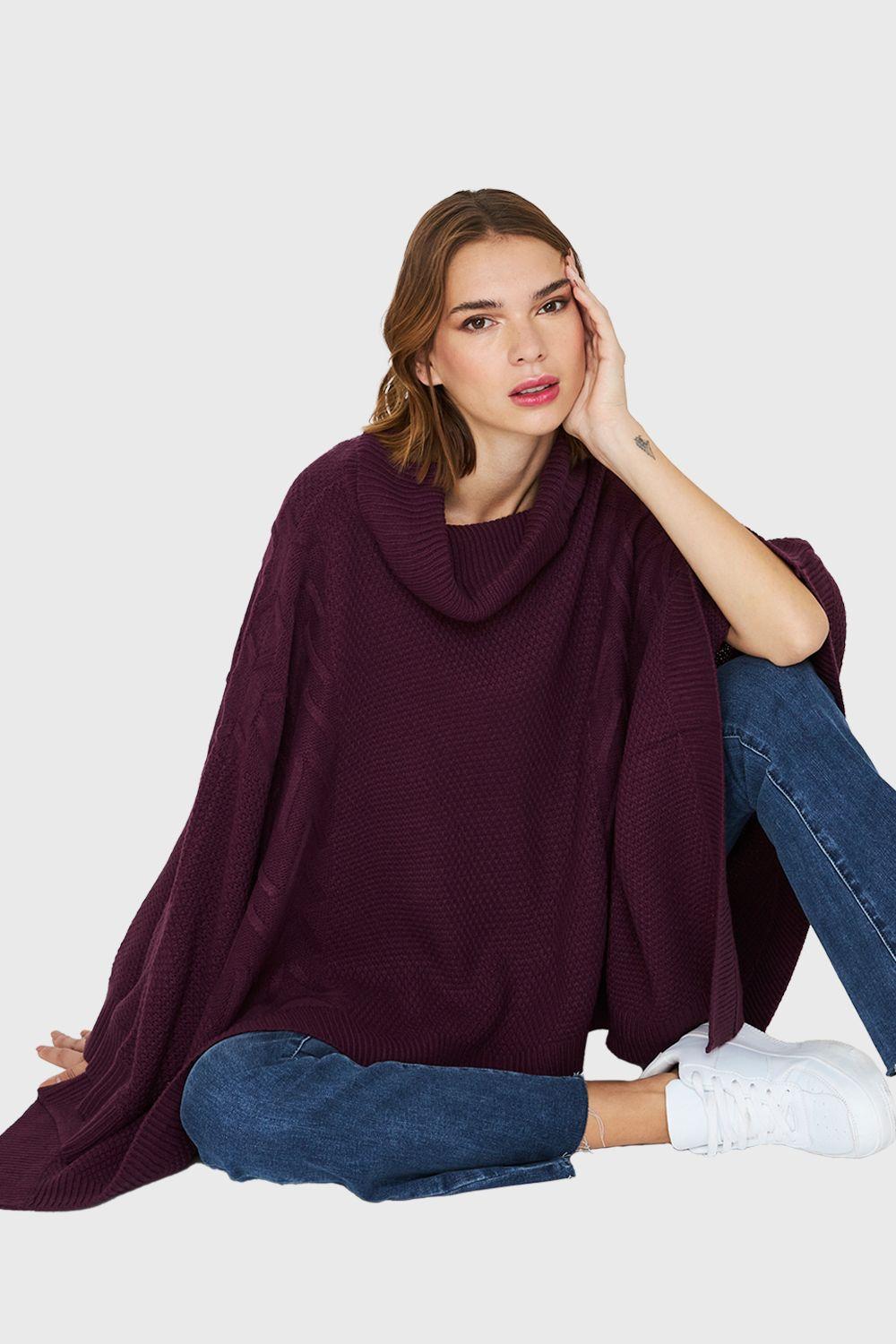 Poncho Cuello Beatle Uva Nicopoly-0