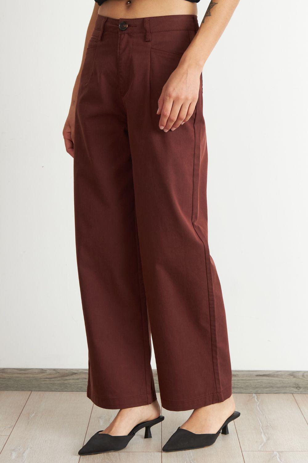 Jeans Corte Recto Café Nicopoly-2