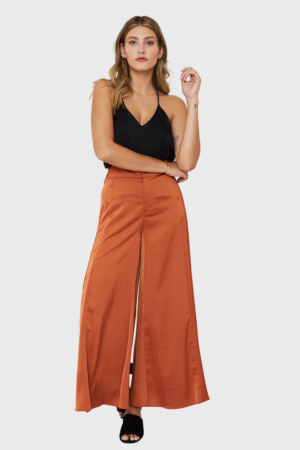 Maxi Palazzo Tipo Satín Bronce Nicopoly-1