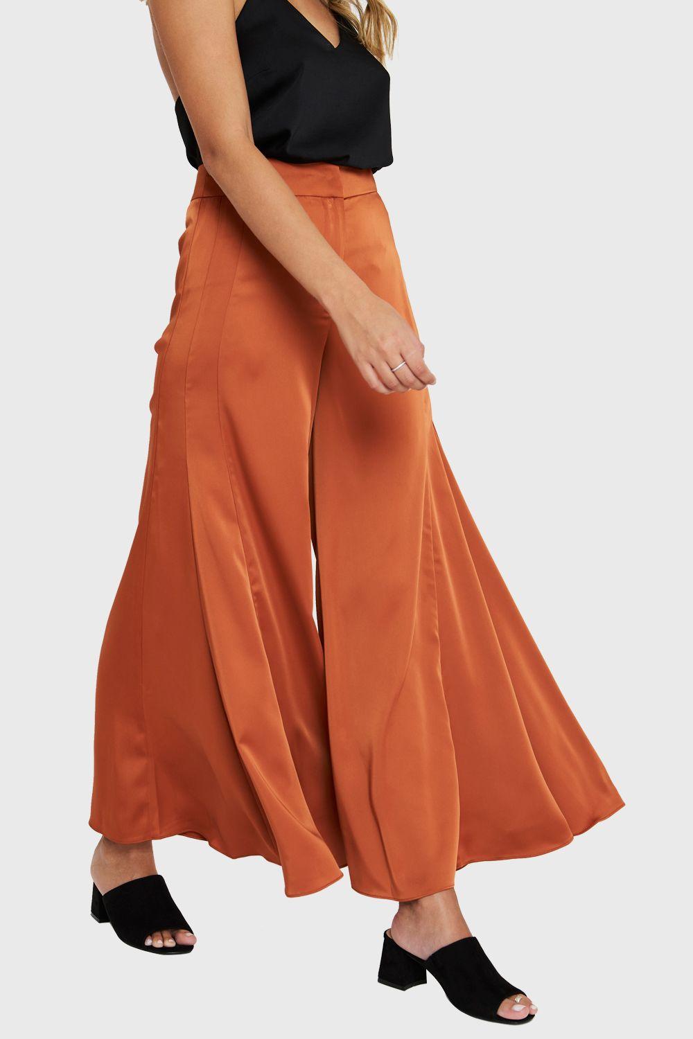 Maxi Palazzo Tipo Satín Bronce Nicopoly-0