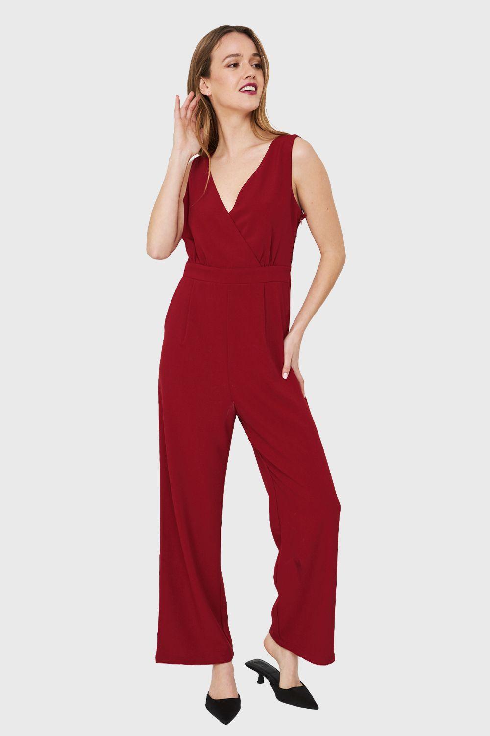 Enterito Detalles Encaje Burdeos Nicopoly-0