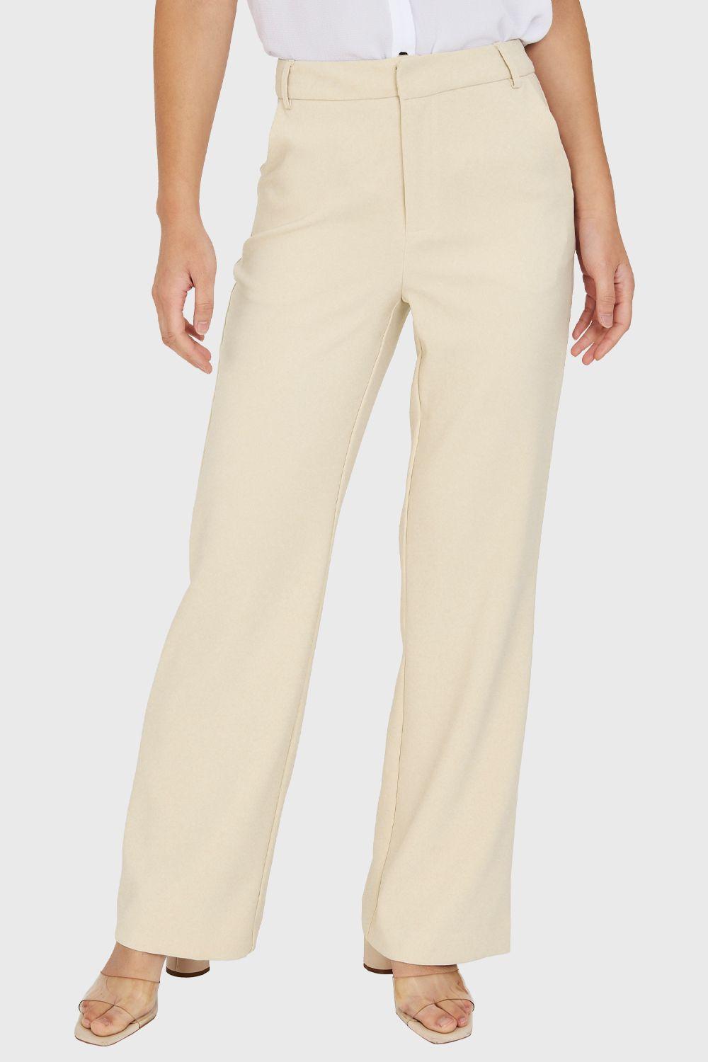 Pantalón Pierna Ancha Khaki Nicopoly-0