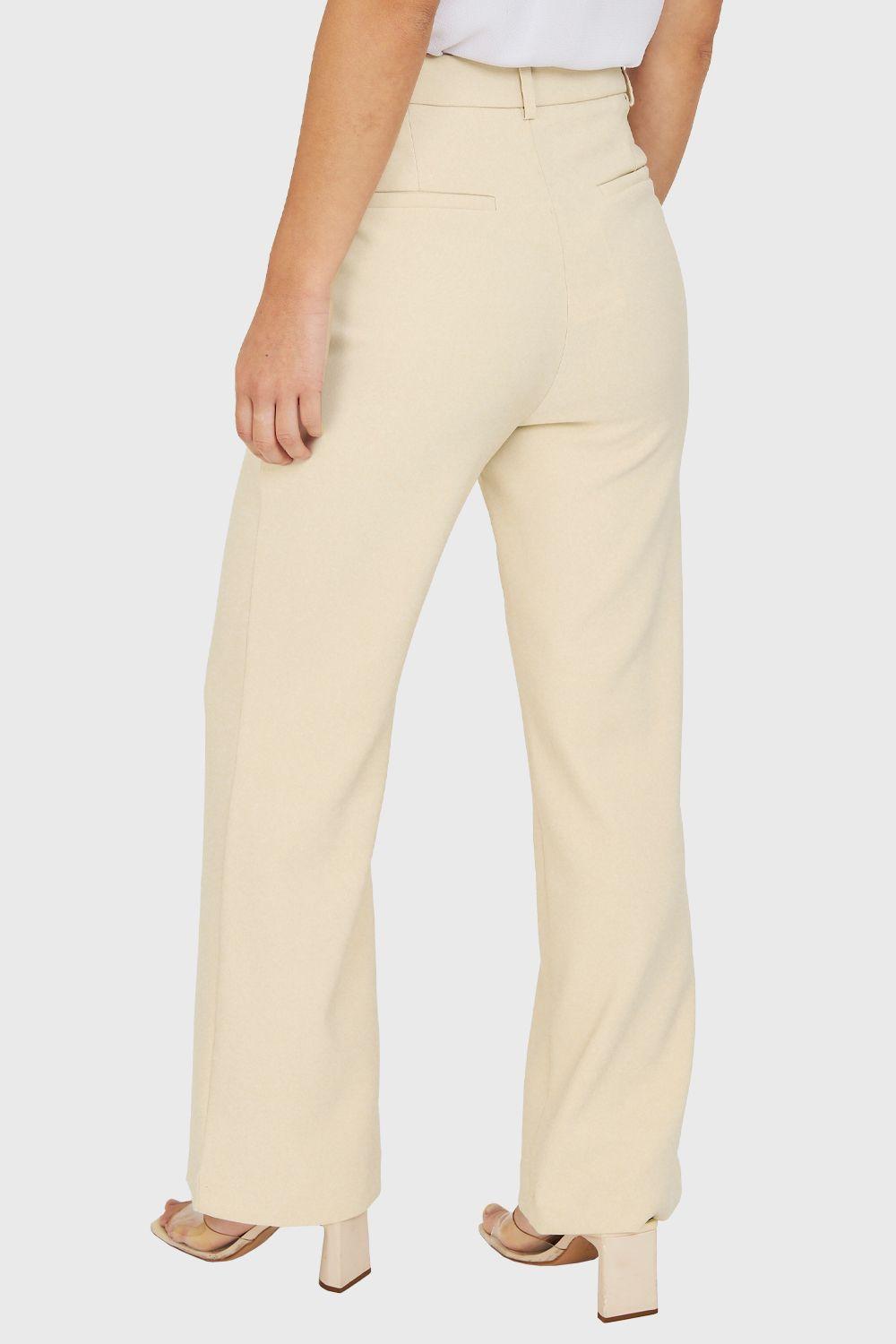 Pantalón Pierna Ancha Khaki Nicopoly-3