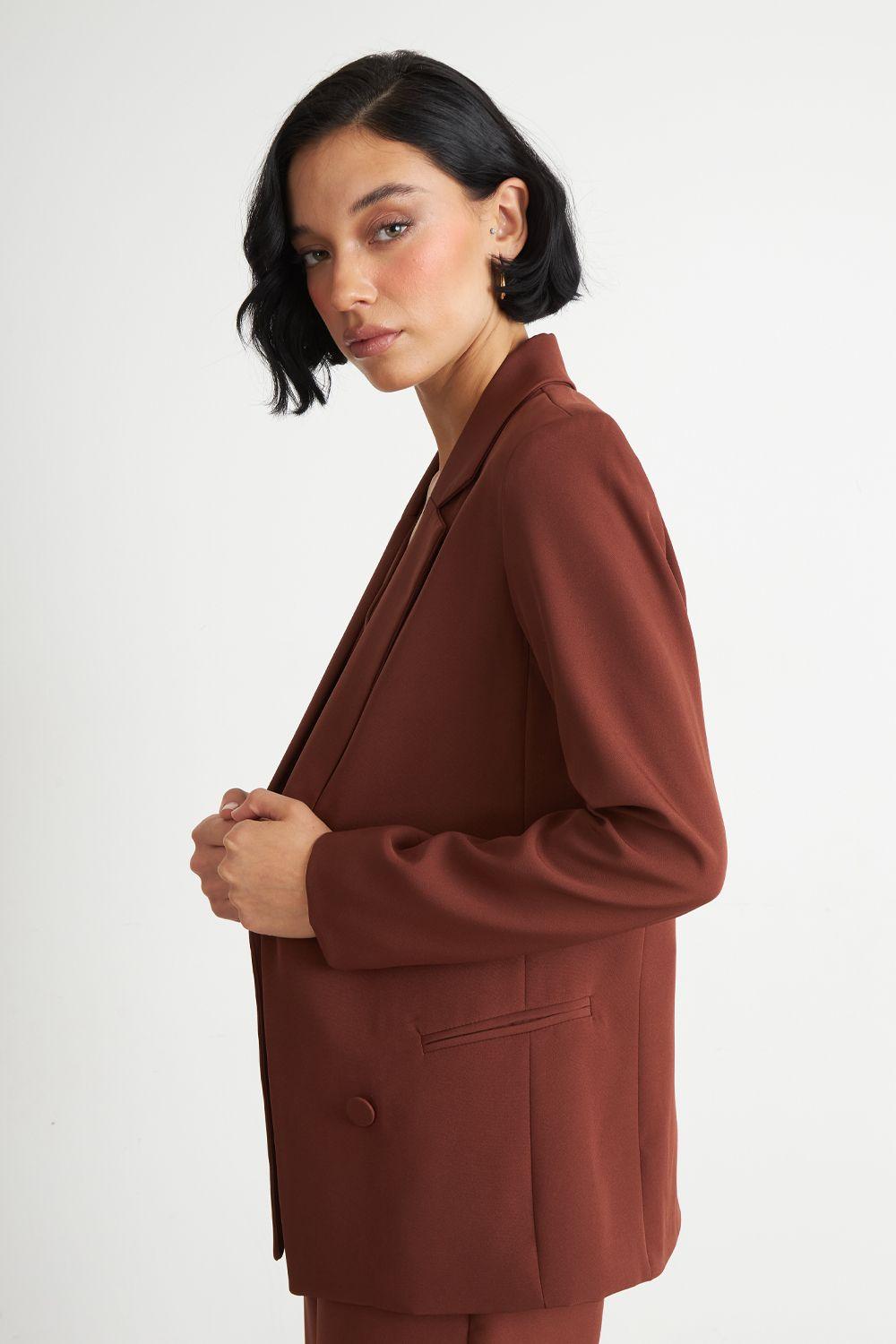 Blazer Básico de Tope Óxido Nicopoly-2