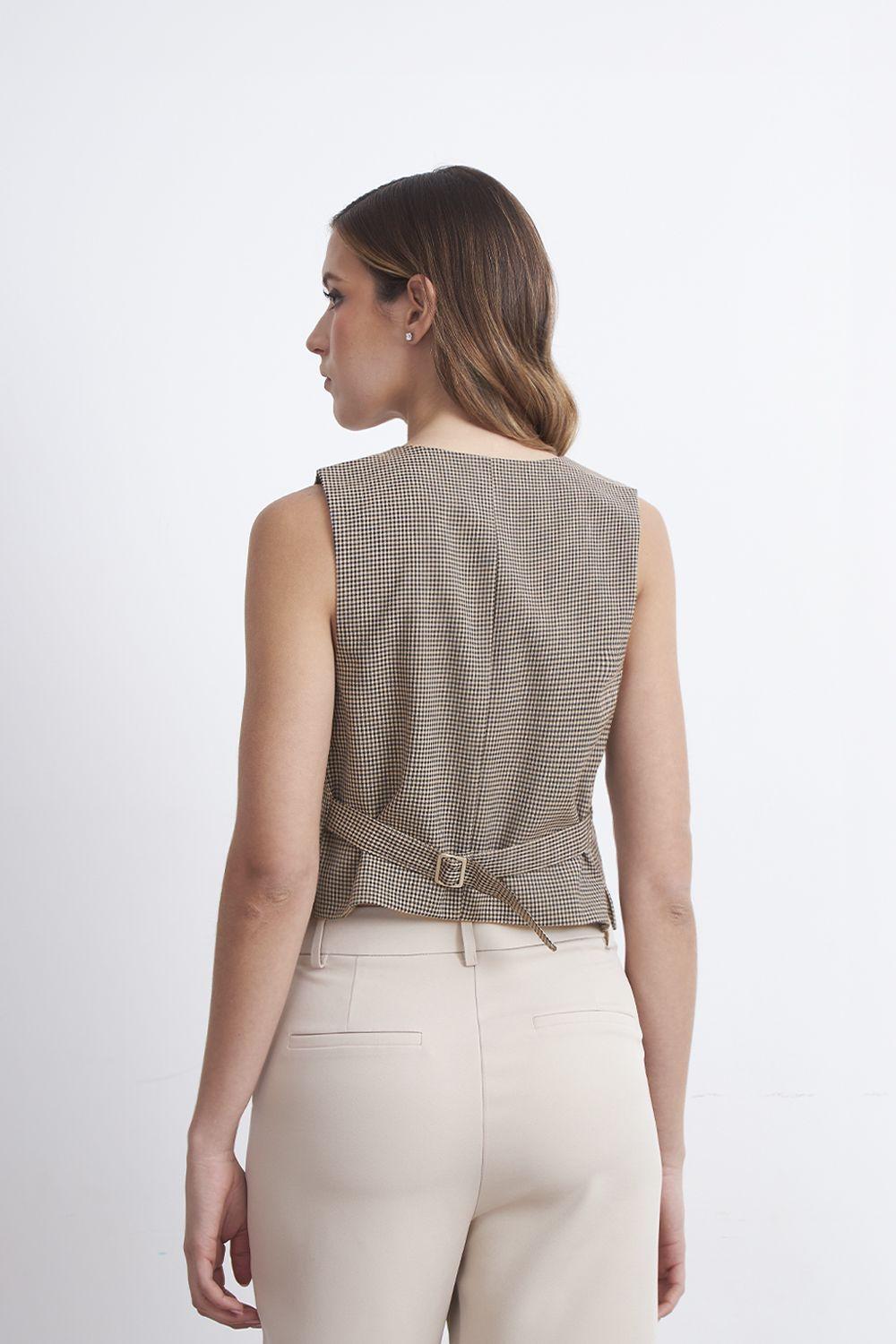 Gilet Espalda Ajustable Khaki Nicopoly-3