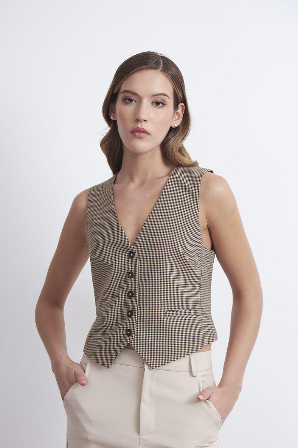 Gilet Espalda Ajustable Khaki Nicopoly-4