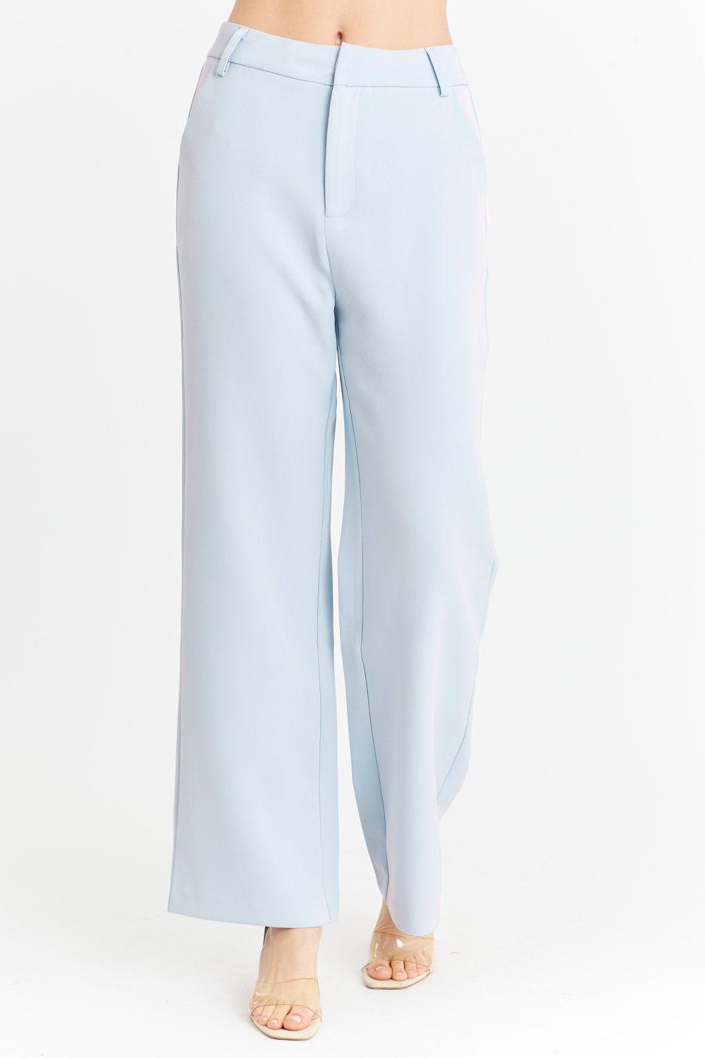 Pantalón Básico Celeste Nicopoly-0