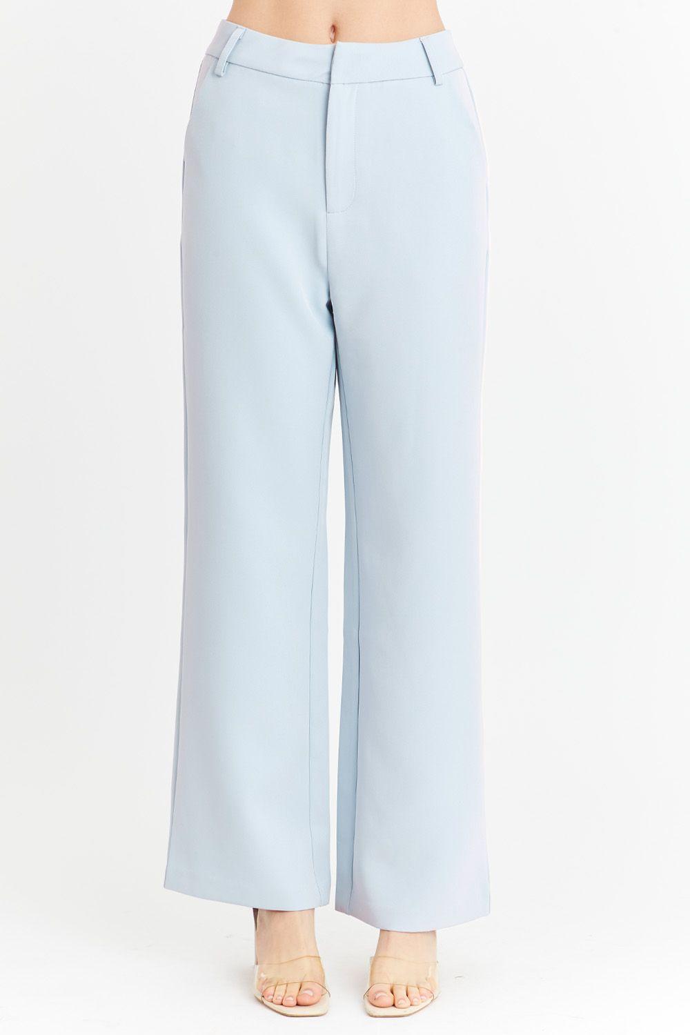 Pantalón Básico Celeste Nicopoly-4
