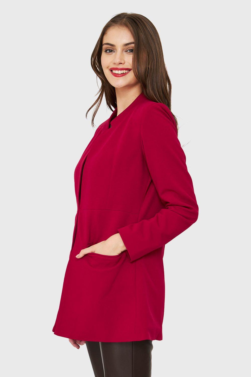 Blazer Largo Rojo Nicopoly-2