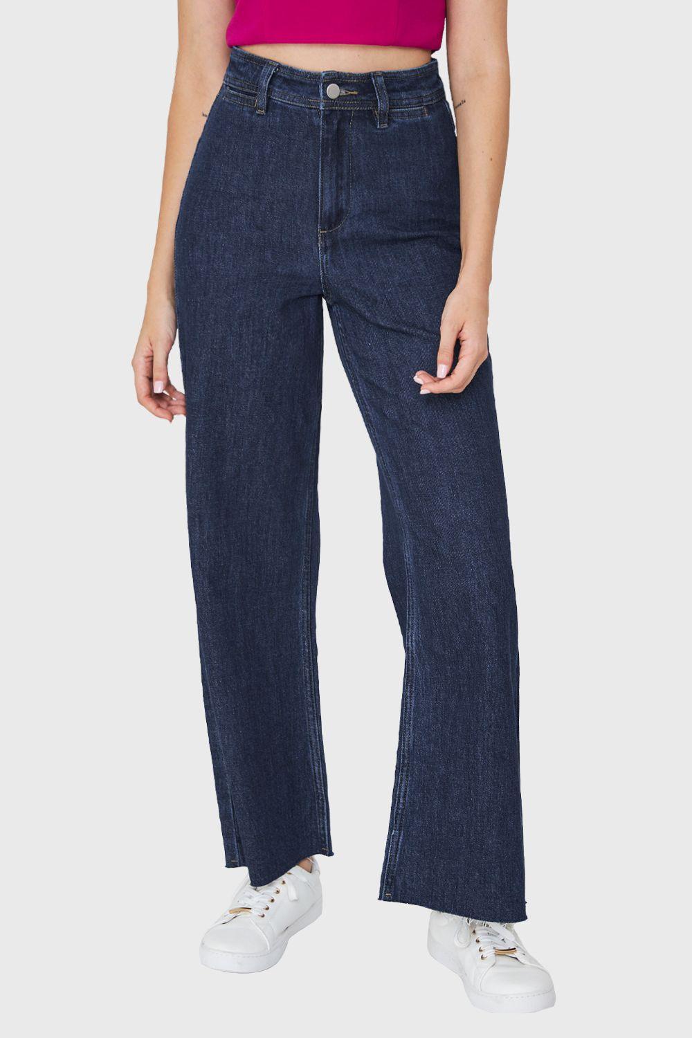 Jeans Wide Leg Azul Nicopoly-4