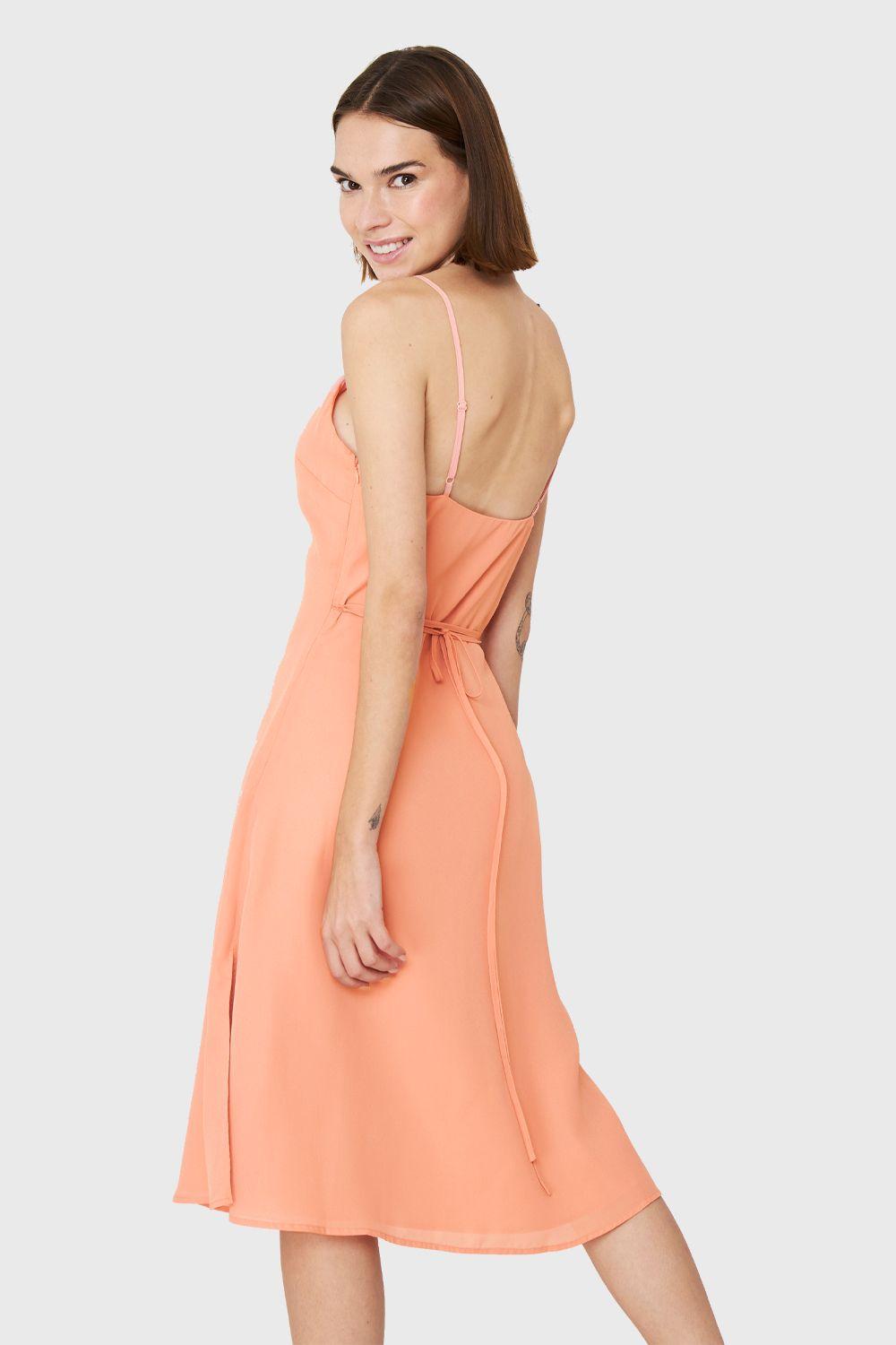 Vestido Midi Aberturas Damasco Nicopoly-3