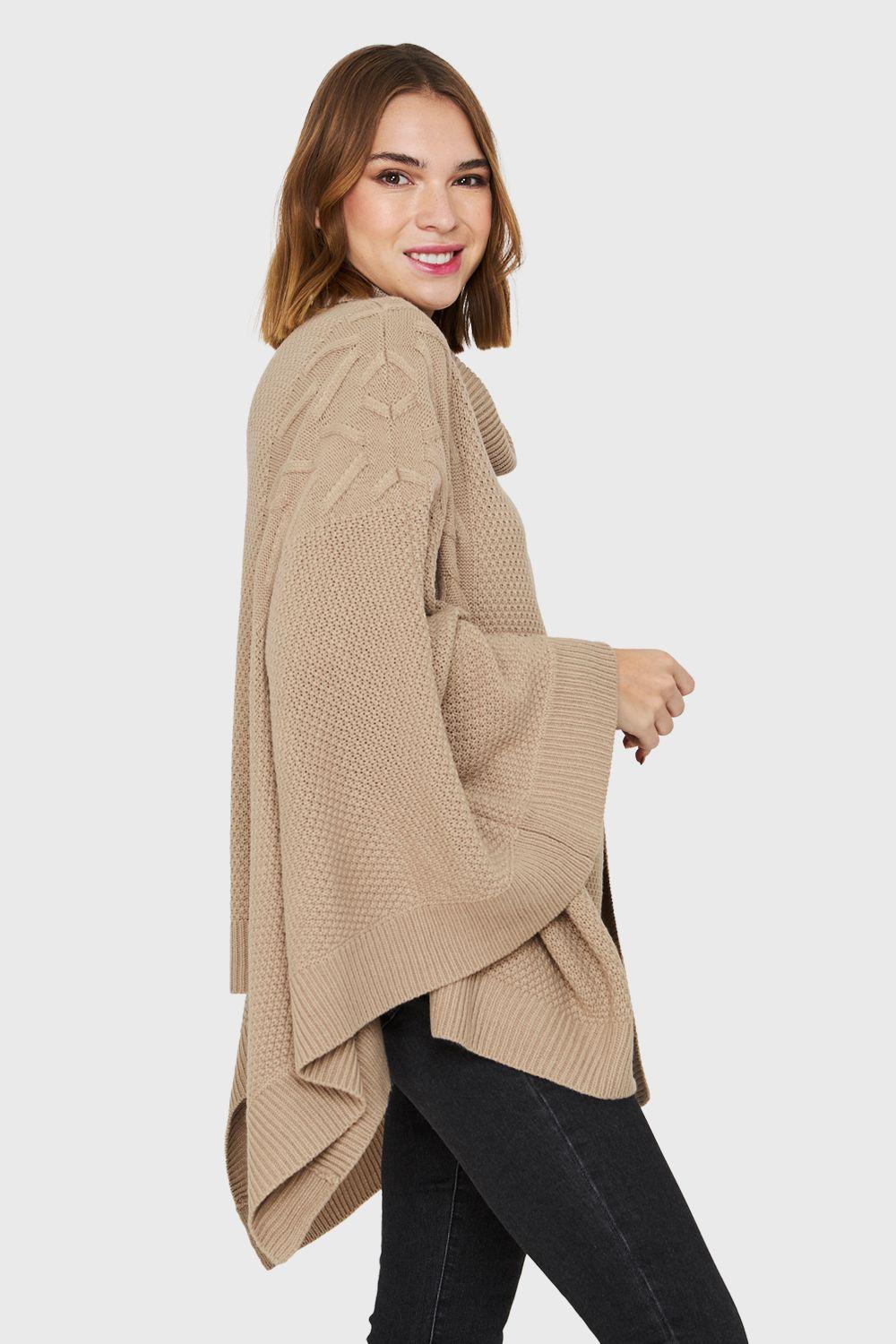 Poncho Cuello Beatle Khaki Nicopoly-2