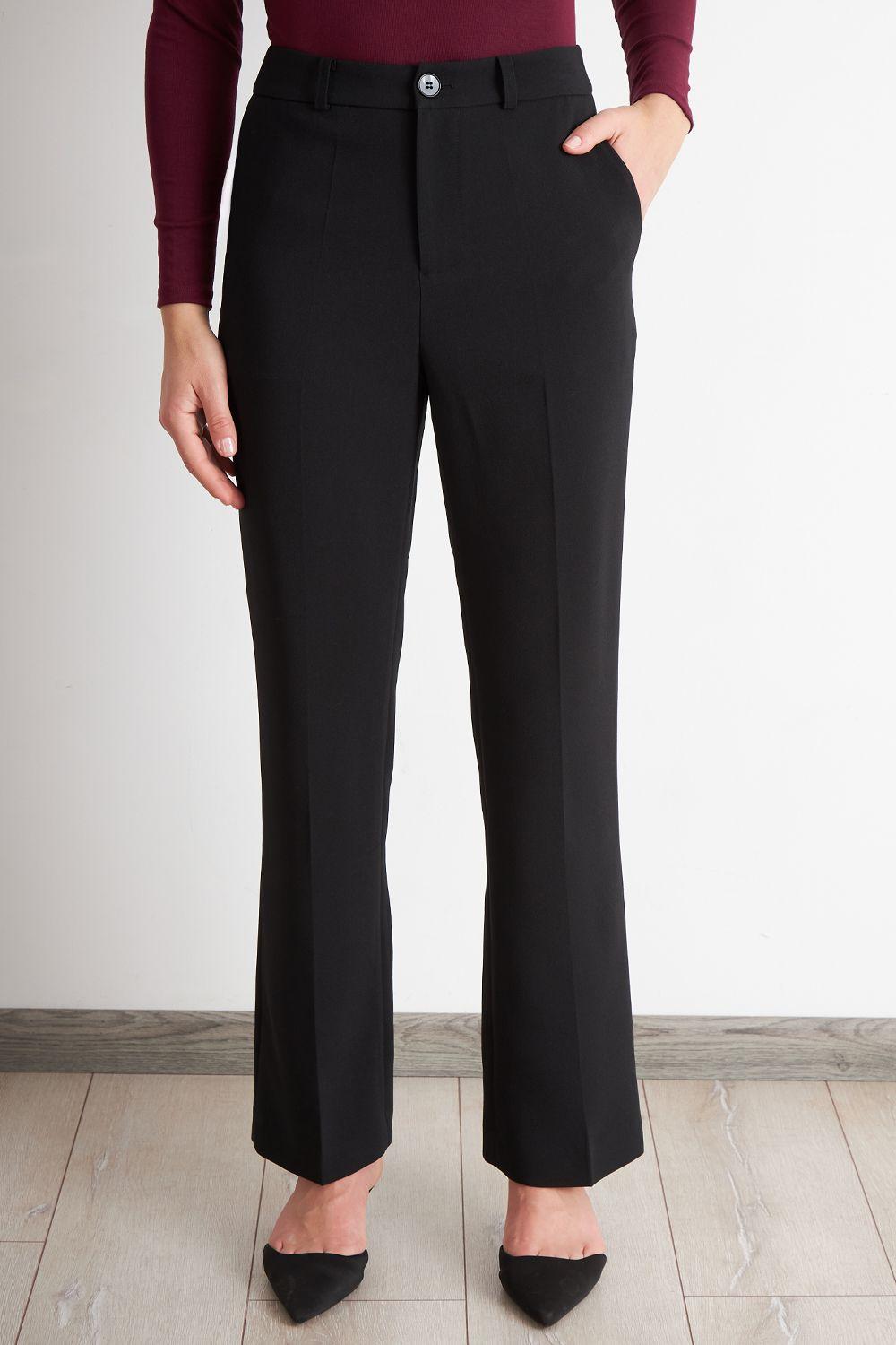 Pantalón Sastrero Recto Negro Nicopoly-0