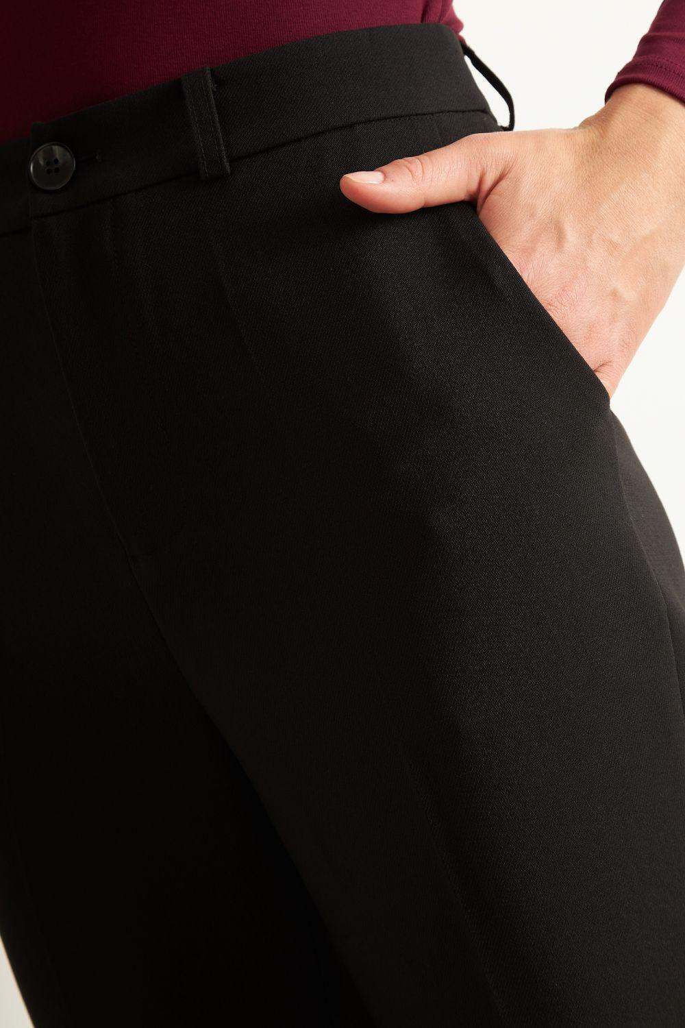 Pantalón Sastrero Recto Negro Nicopoly-5