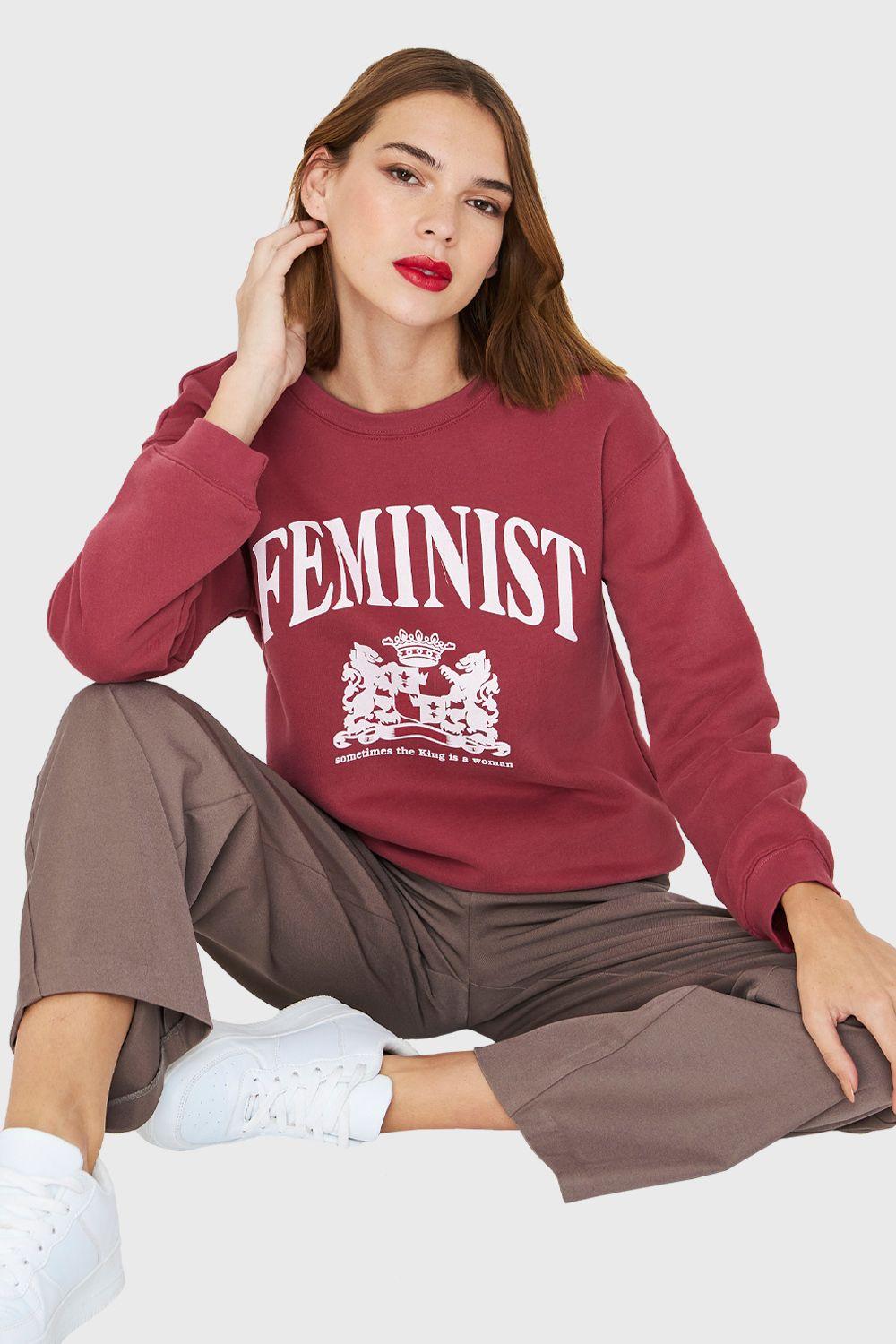 Polerón Feminist Burdeos Nicopoly-0