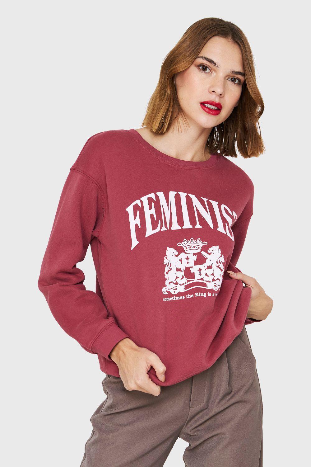 Polerón Feminist Burdeos Nicopoly-4